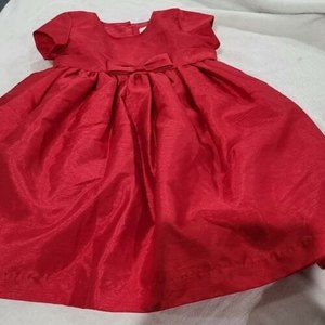 Cherokee Baby Girl Red Formal Christmas Dress 24 Months